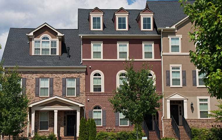 street view of townhomes